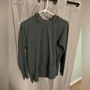 Green hoodie